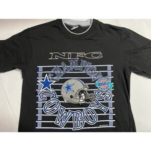Vintage 1994 Super Bowl Dallas Cowboys Big Garan T Shirt Size L Made in USA